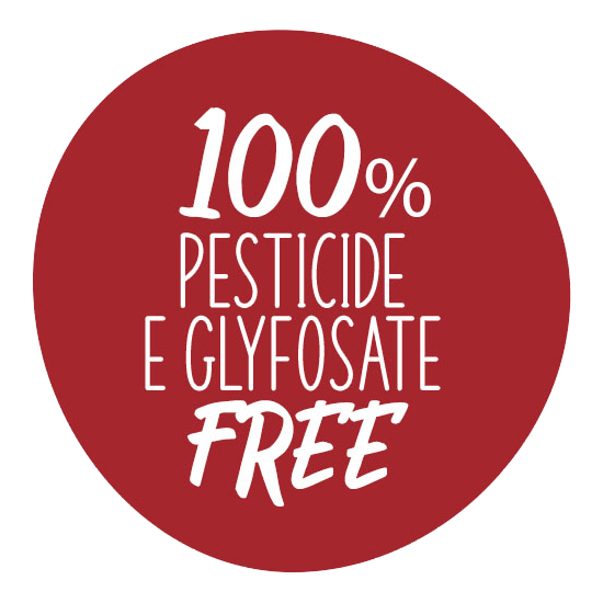 PESTICIDE FREE e GLYFOSATE FREE